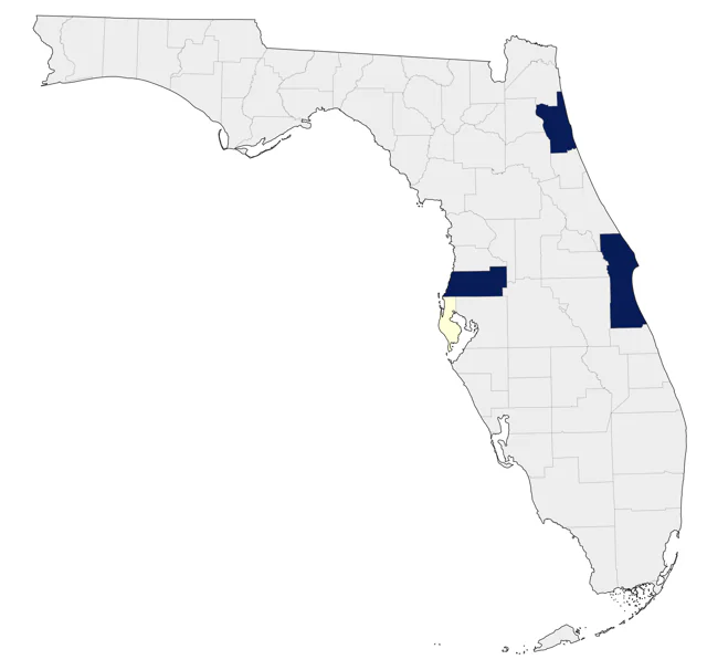 Wedge-tailed Shearwater county map