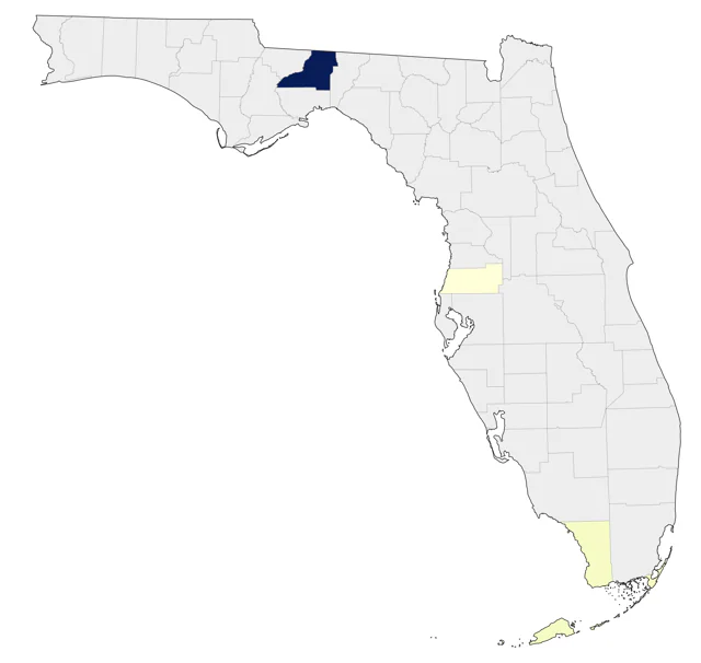 White Wagtail county map