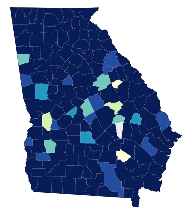 Bald Eagle county map