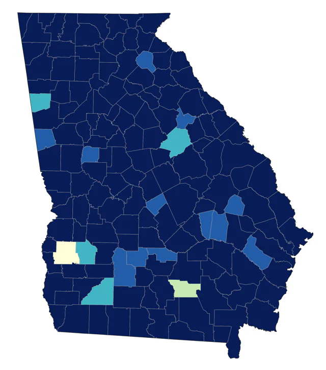 Barred Owl county map