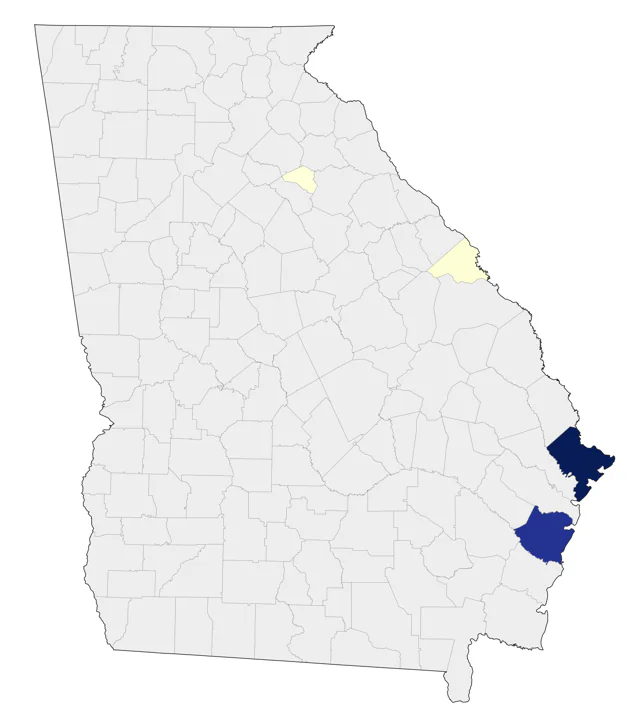 Bicknell's Thrush county map