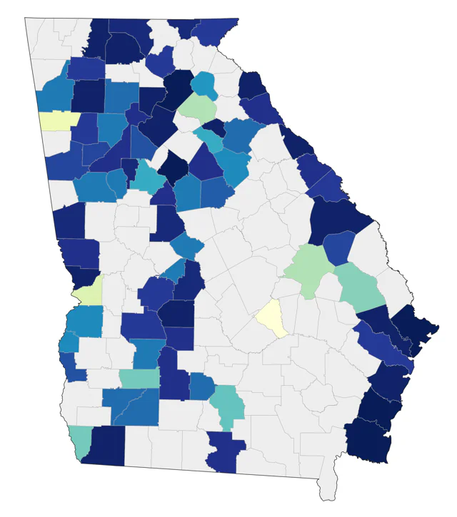 Black Tern county map