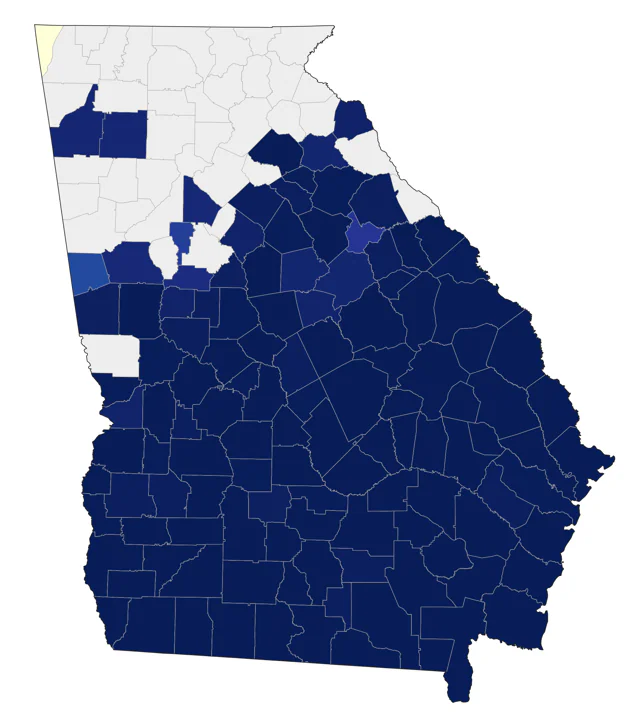 Common Ground Dove county map