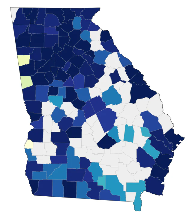 Gadwall county map