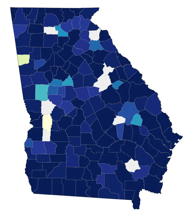 Greater Yellowlegs county map