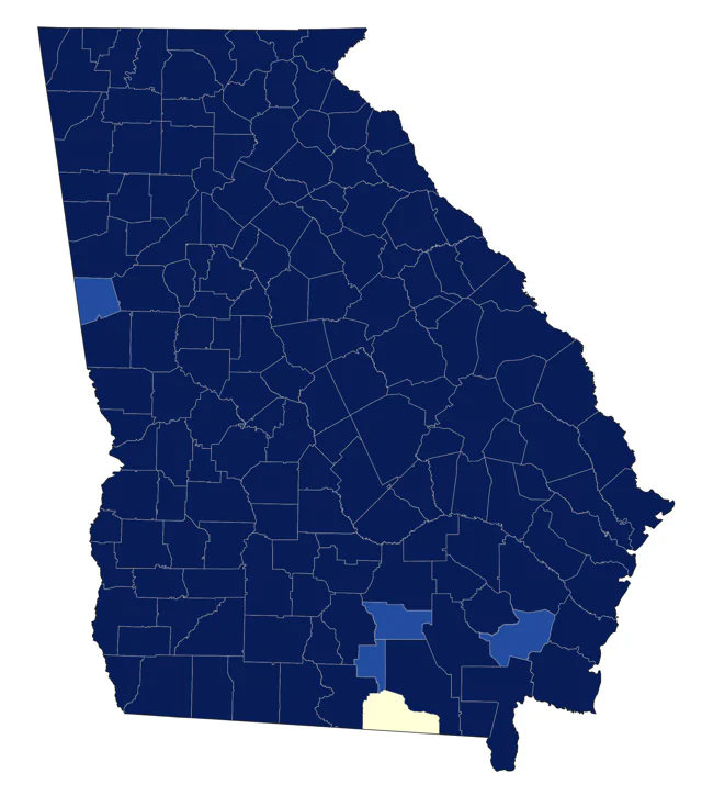 House Finch county map