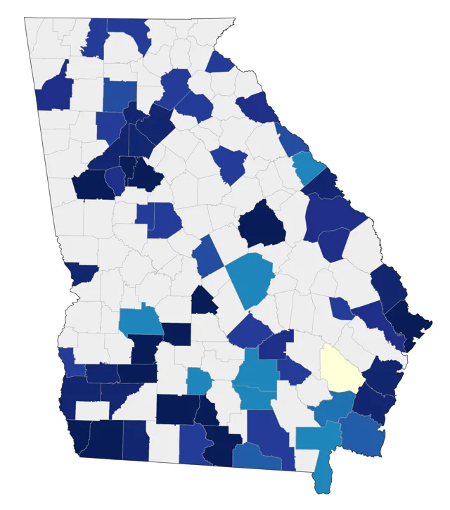 Limpkin county map
