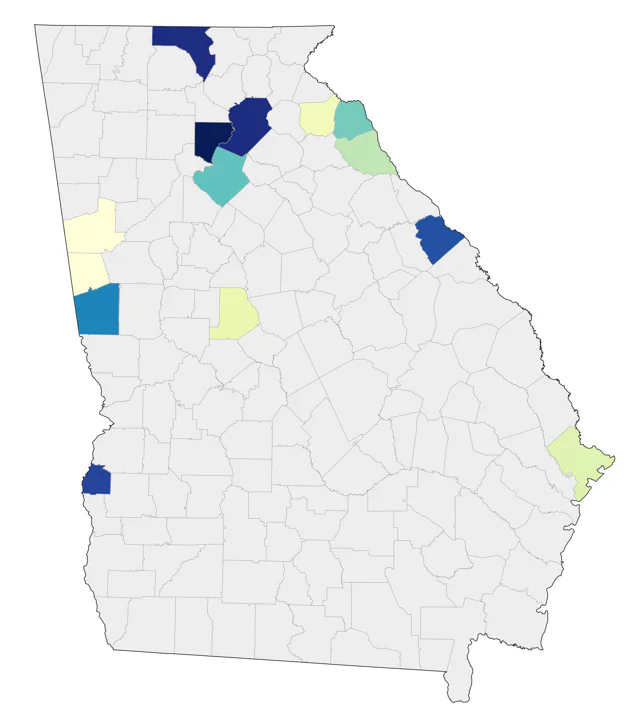Pacific Loon county map