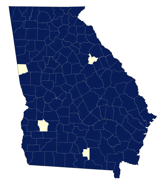 Purple Martin county map