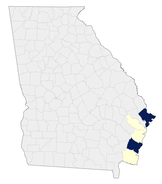 Razorbill county map
