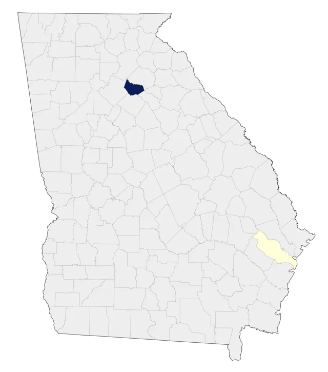 Rivoli's Hummingbird county map