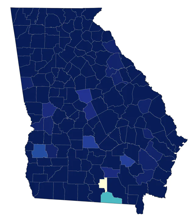 Rock Pigeon county map