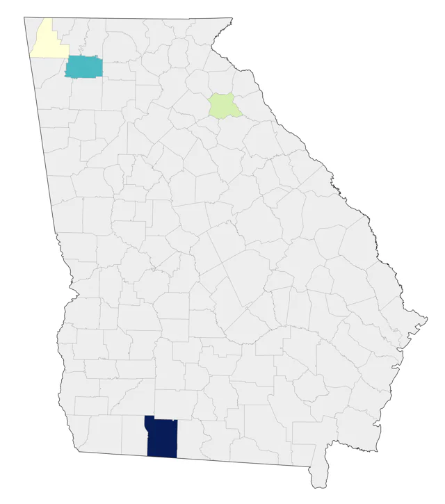 Rough-legged Hawk county map