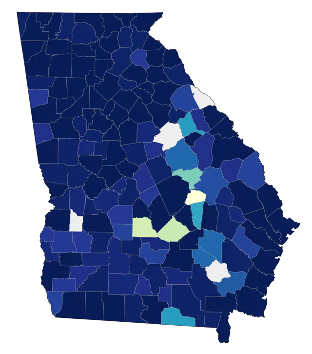 Sharp-shinned Hawk county map