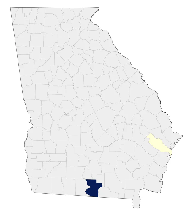 Short-tailed Hawk county map