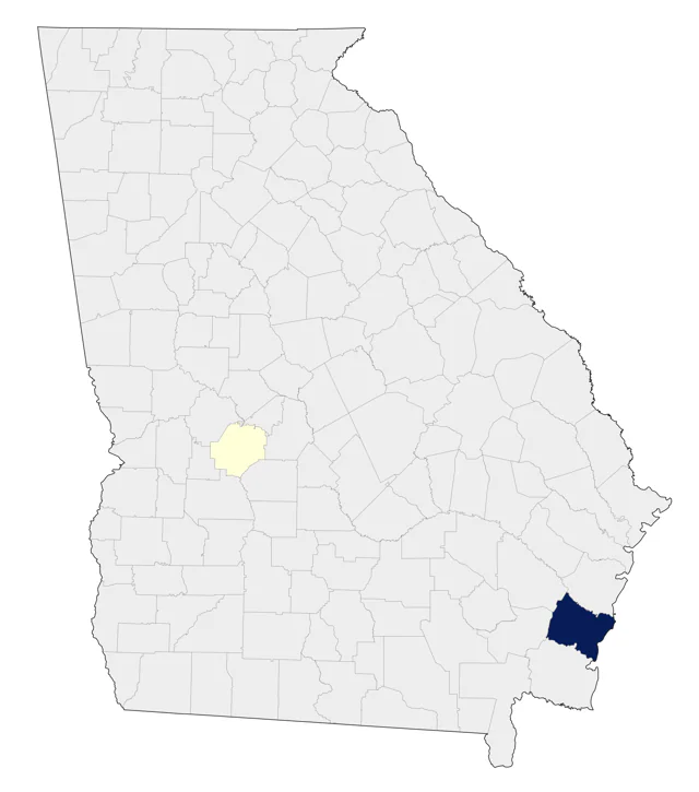 Smith's Longspur county map