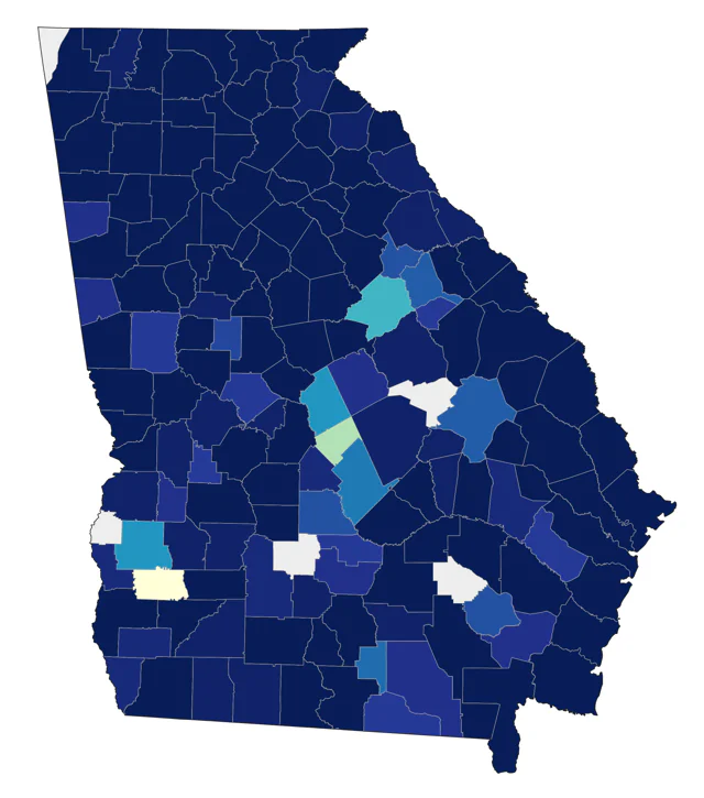 Spotted Sandpiper county map