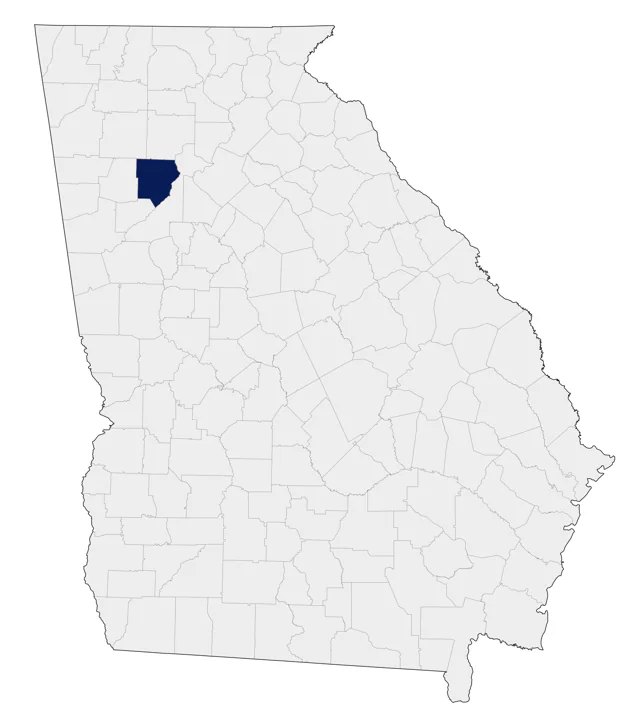 Spotted Towhee county map