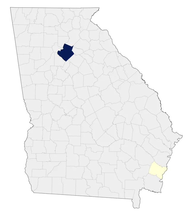 Townsend's Warbler county map