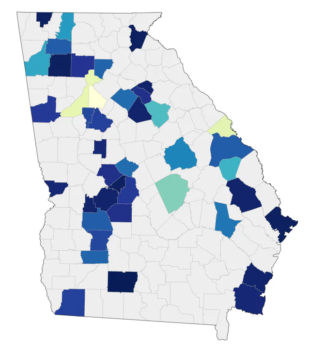 Upland Sandpiper county map