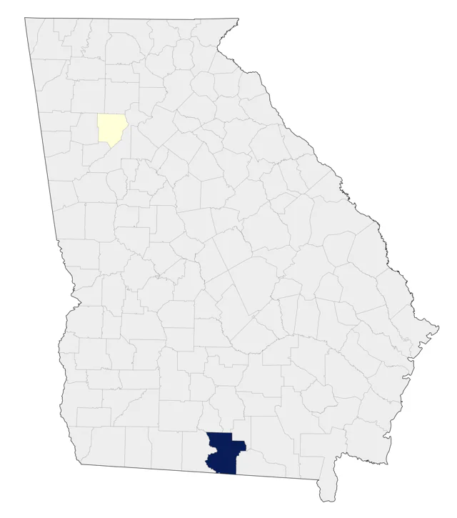 Virginia's Warbler county map