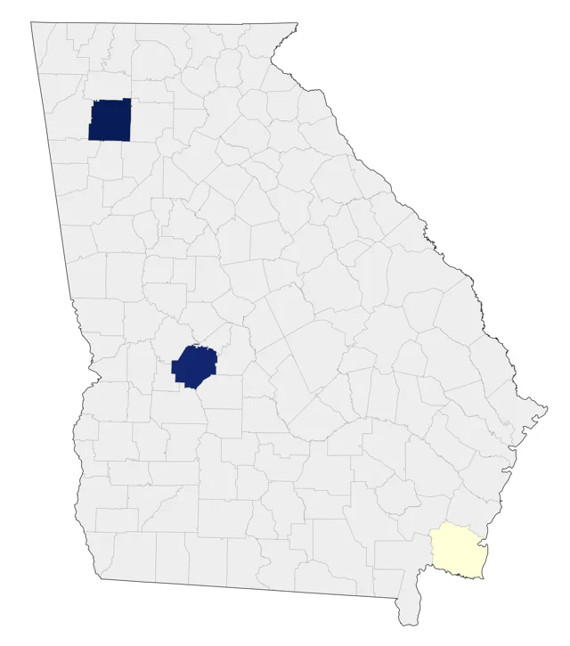 Western Meadowlark county map