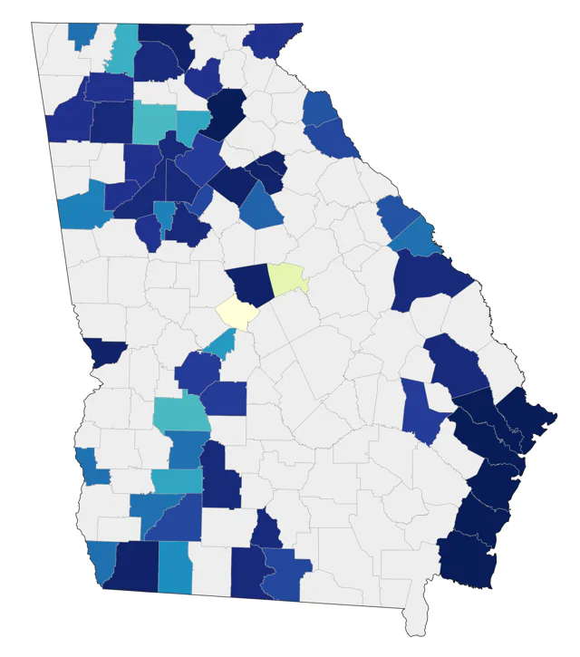 Willet county map