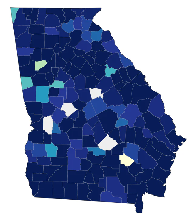 Wilson's Snipe county map