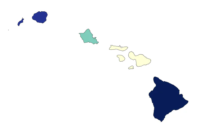 Cook's Petrel county map