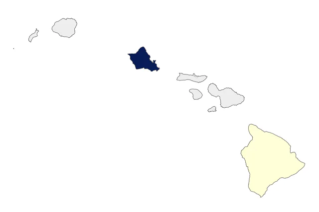Green Heron county map