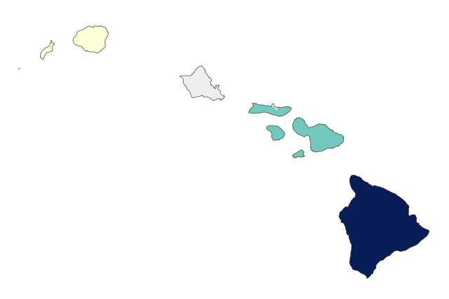 Green Pheasant county map