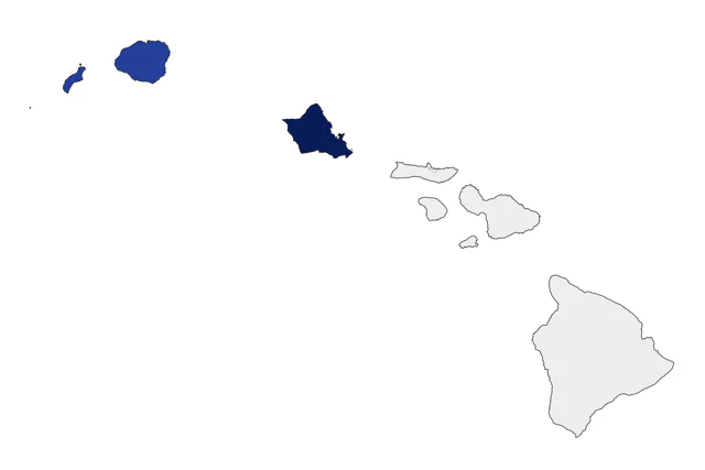 Red-billed Tropicbird county map