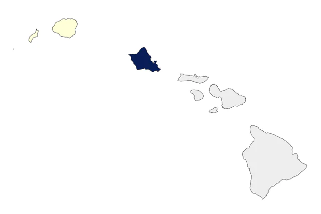 Salmon-crested Cockatoo county map