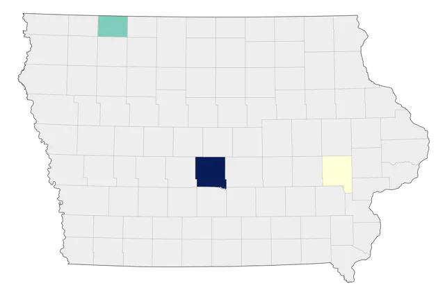 Arctic Tern county map