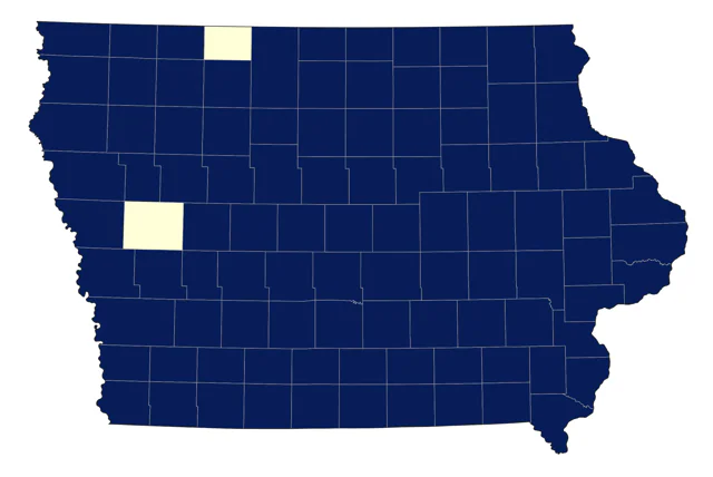 Bald Eagle county map
