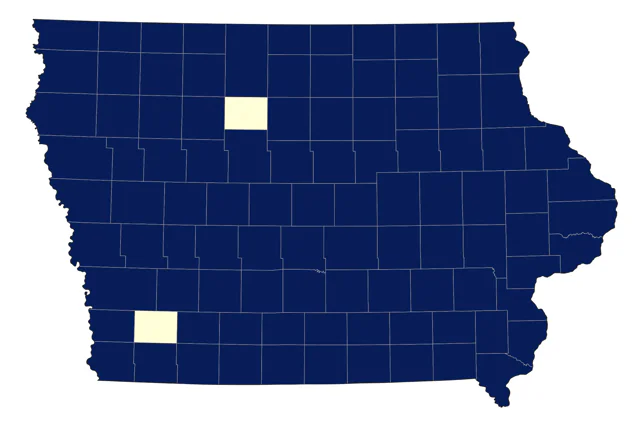 Barn Swallow county map