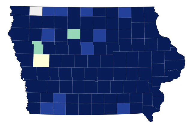 Barred Owl county map