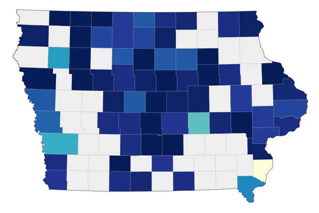 Black-bellied Plover county map
