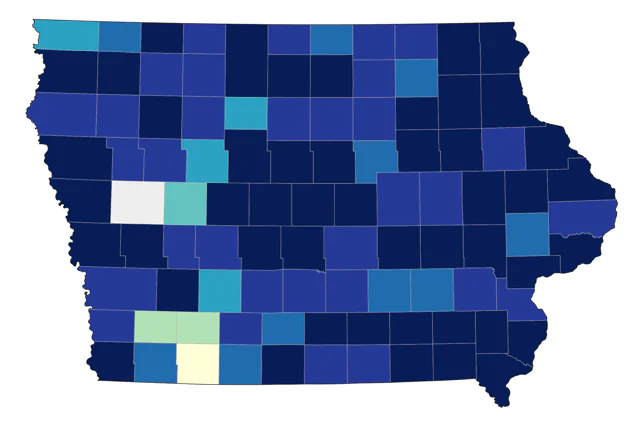 Broad-winged Hawk county map