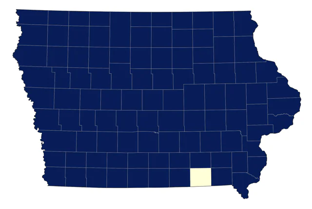Brown-headed Cowbird county map