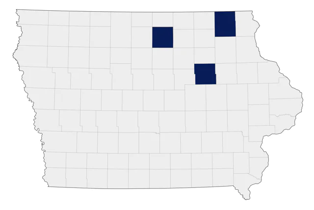 Canada Jay county map