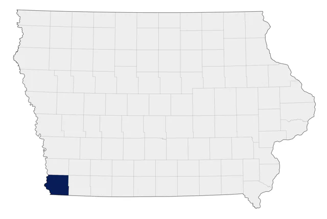 Carolina Parakeet county map