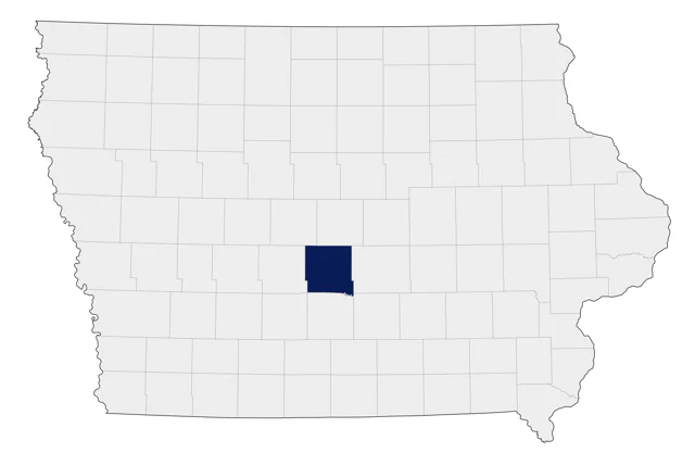 Cave Swallow county map