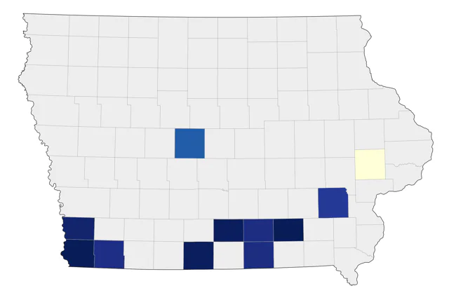 Chuck-will's-widow county map