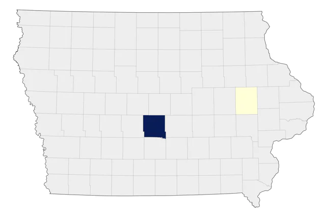 Common Ground Dove county map
