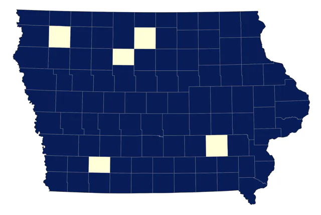 Dark-eyed Junco county map