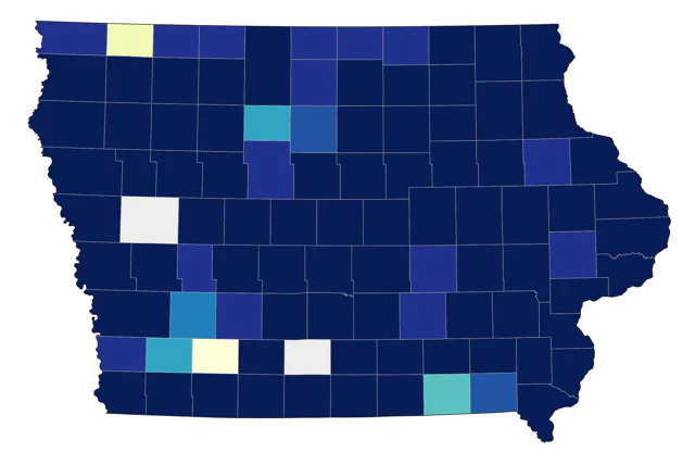 Fox Sparrow county map