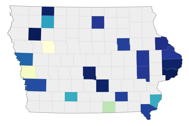 Glaucous Gull county map