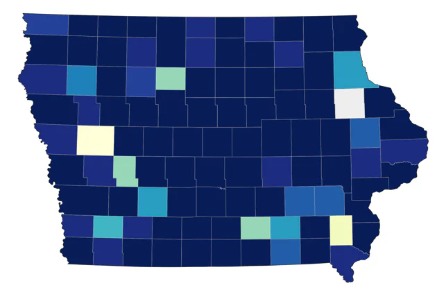 Greater Yellowlegs county map