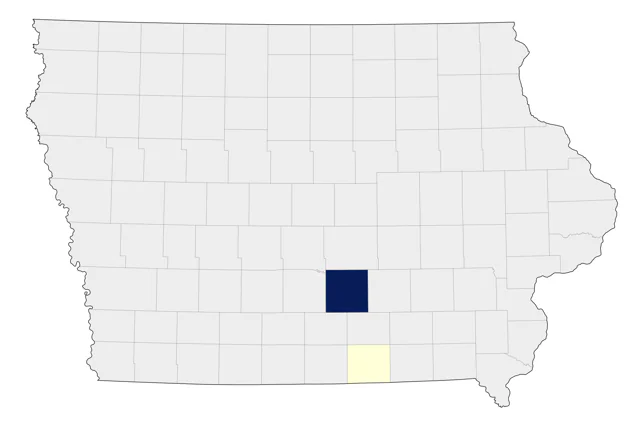 Ivory Gull county map